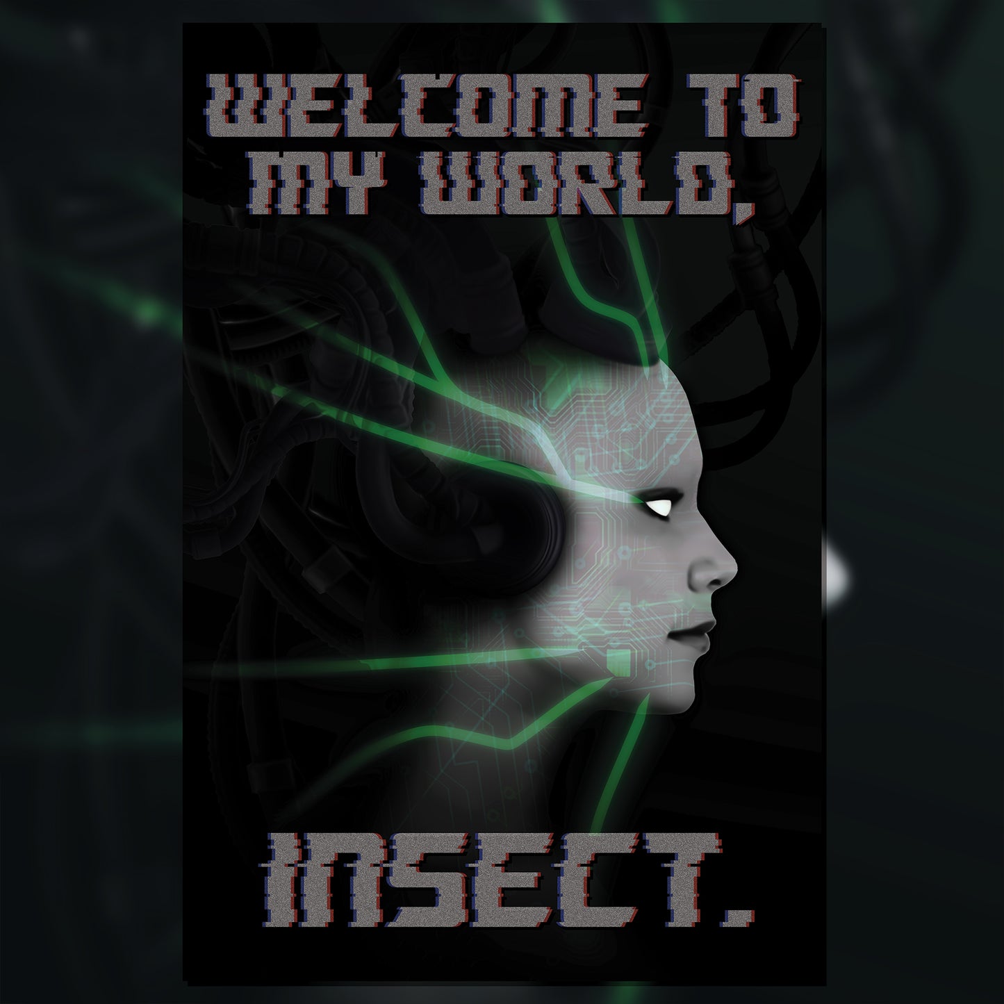 WELCOME TO MY WORLD, INSECT (24" x 36")