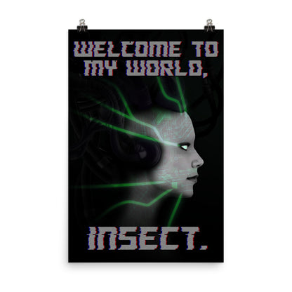 WELCOME TO MY WORLD, INSECT (24" x 36")